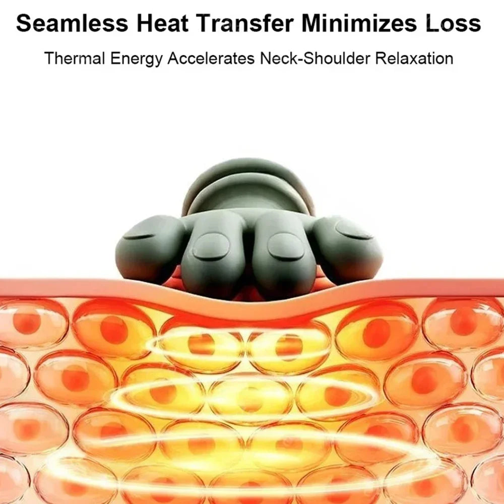 Hot Bionic Finger Neck Shoulder Massager Wireless Neck Cervical Trapezius Kneading Massage Shawl Brushless Motor Neck Masajeador