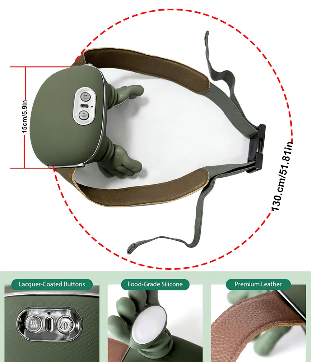 Hot Bionic Finger Neck Shoulder Massager Wireless Neck Cervical Trapezius Kneading Massage Shawl Brushless Motor Neck Masajeador